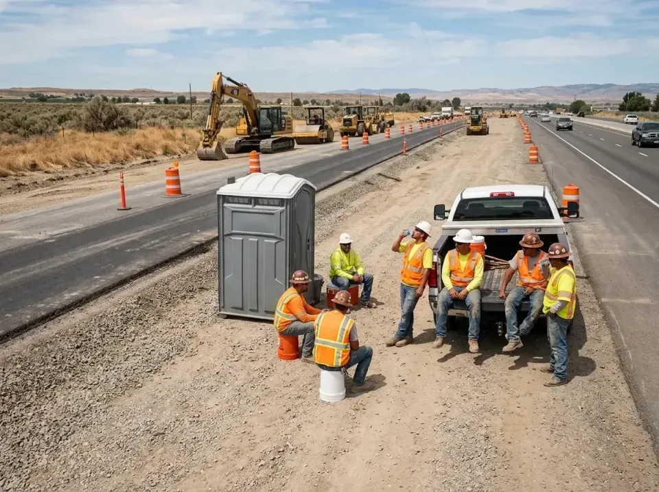 highway-road-construction-crew-007 — frequently asked questions, Porta Potty and Restroom Rentals in Buford, GA